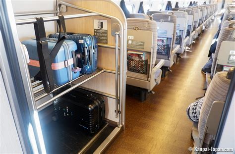 where to put luggage on the shinkansen.